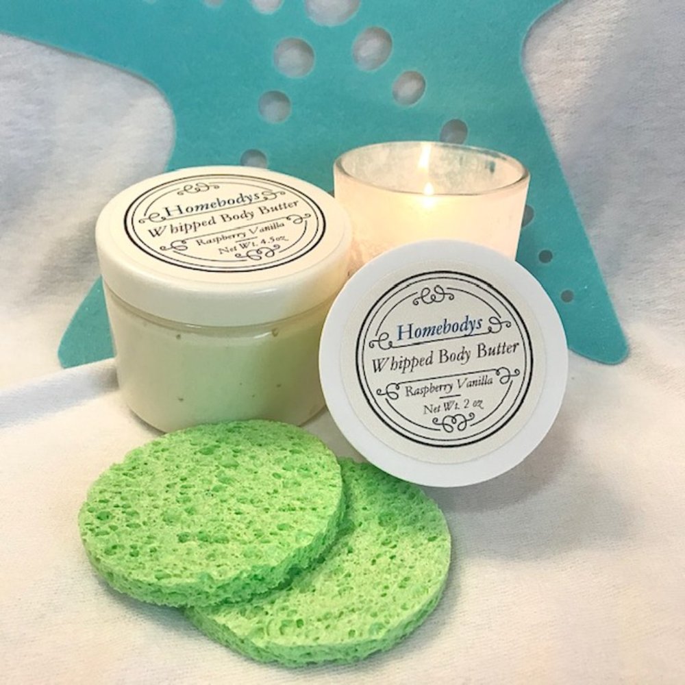 Whipped Body Butter Raspberry Vanilla Organic 2oz - Picture 3 of 5